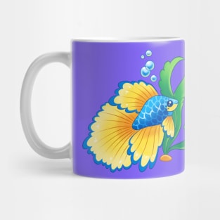 Blue Betta Mug